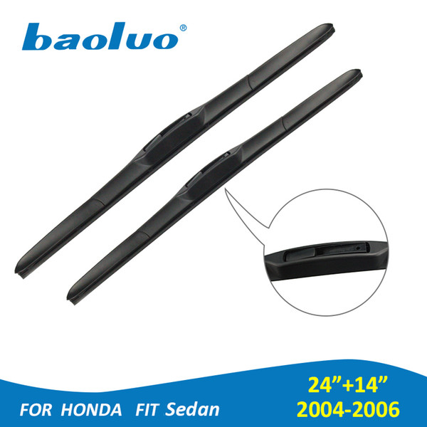 2PCS Windshield Wiper Blades For Honda Fit Sedan 2004 -2006 24