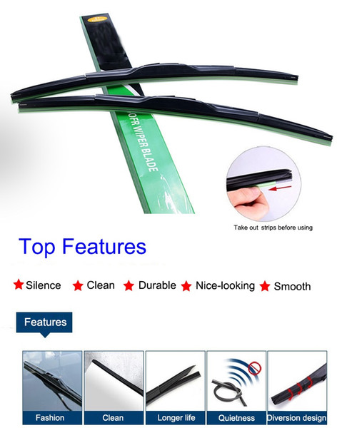 U Car Windshield Wiper Blade Clear Advantage Beam Auto Front Wiper Blades for Toyota Rav4 Prado Corolla Highlander Camry Corolla