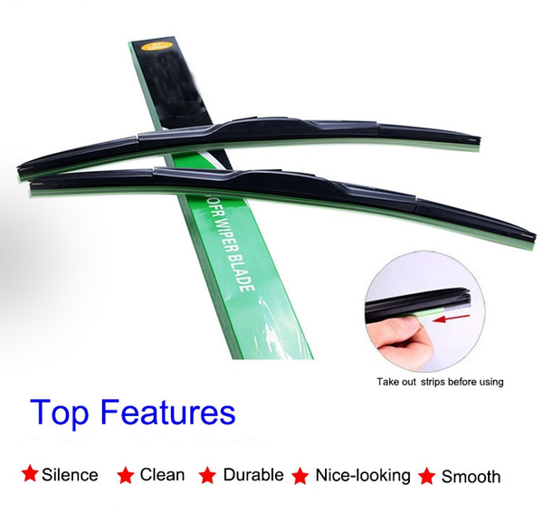 U Type Car Windshield Wiper Blade Clear Advantage Beam Auto Front Wiper Blades for Mazda 2 3 ATENZA Axela CX-5 CX-4 CX-7 Speed