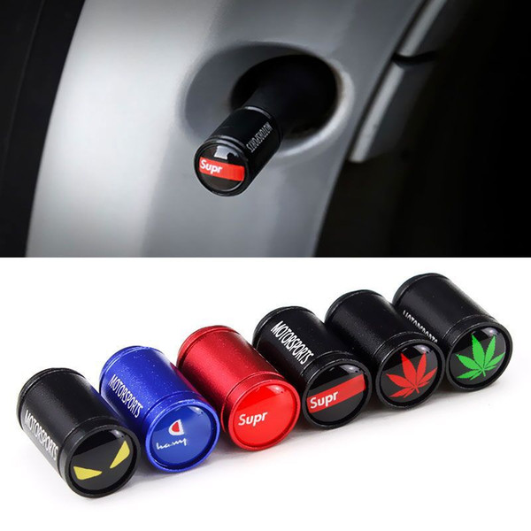 4pcs Auto Accessories Trim hot sale 4pcs Wheel Rim Tire Tyre Valve Stem Air Dust Cap Cover Car Parts Fashion Style