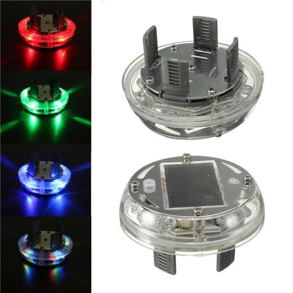 4PCS/Lot 4 Modes 12 LED Car Auto Solar Energy Flash Bright Wheel Tire Rim Light Lamp Decoration 1999-2013 Auto Warning Light