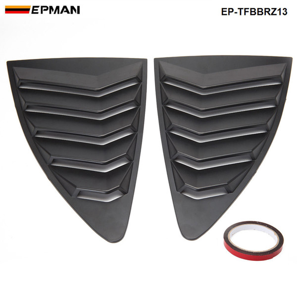 EPMAN - For Scion FRS Subaru BRZ 13-18 Style ABS Rear Side Window Louver Quarter Window Panel EP-TFBBRZ13