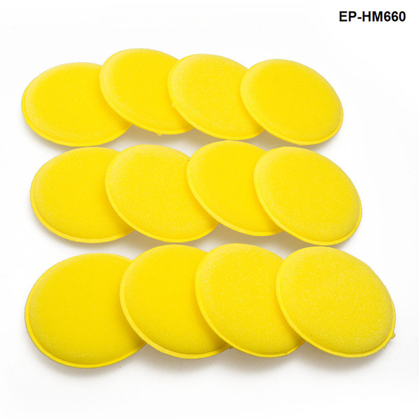 NEW CAR Styling 12PCS/BAG Car Polish Pad Waxing Polish Foam Sponge Wax Applicator Cleaning Detailing Pads EP-HM660