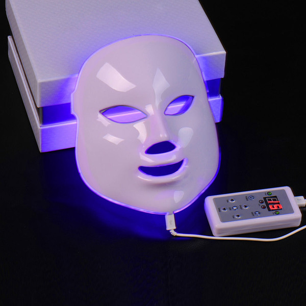 New 7 Colors Light Photon LED Electric Facial Mask PDT Skin Rejuvenation Therapy