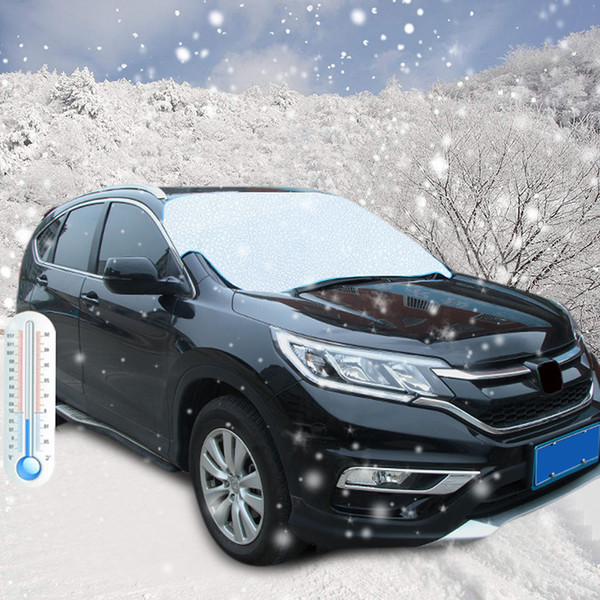 Car Auto Windshield Sunshade Cover Auto Windshield Snow Cover Magnetic Waterproof Car Ice Frost Sunshade Protector #PY10