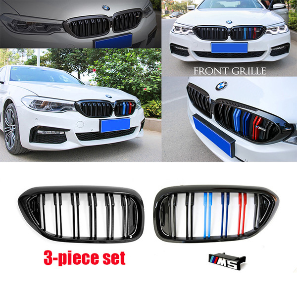 2018-2019 BMW New 5 Series In The Network Modified Black Medium Frame Intake Grille In The Net