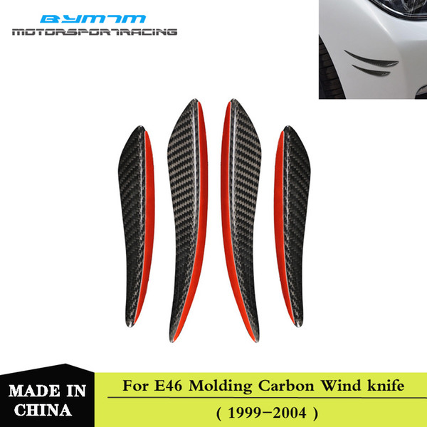 Real Carbon fiber Bumper Wind knife Motors Parts & Accessories For BMW E60 F10 F20 F30 F15 E70 E90