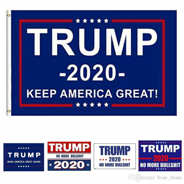 90*150cm Donald Trump Flag America President Election Banner Trump Car Sticker Publicity Flag Exquisite Stickers HHA327