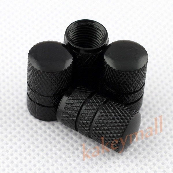 4pcs Auto Accessories Trim Wheel Rim Tire Tyre Valve Stem Air Dust Cap Cover Car Parts Black Style