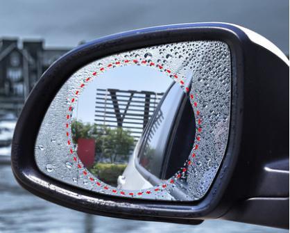 Rearview mirror rainproof film mirror rainproof film car full screen rainproof film fog-proof waterproof inverted rear mirror