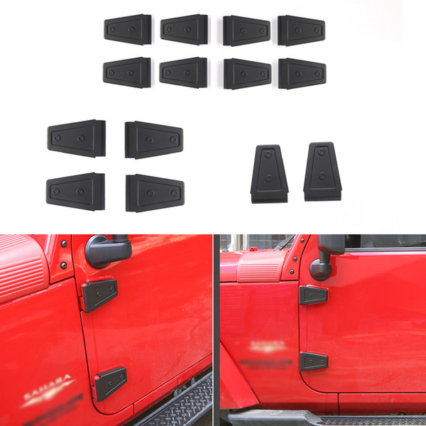 Door Hinge Enhanced Version Strengthen Decoration Cover B 4 Doors New Arrival Auto Fit For Jeep Wrangler 2007-2017