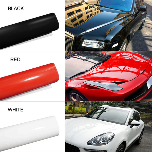 Stretchable Glossy Vinyl Film Protective Car Vinyl Wrap Stickers with Air Release Car Styling Accessories