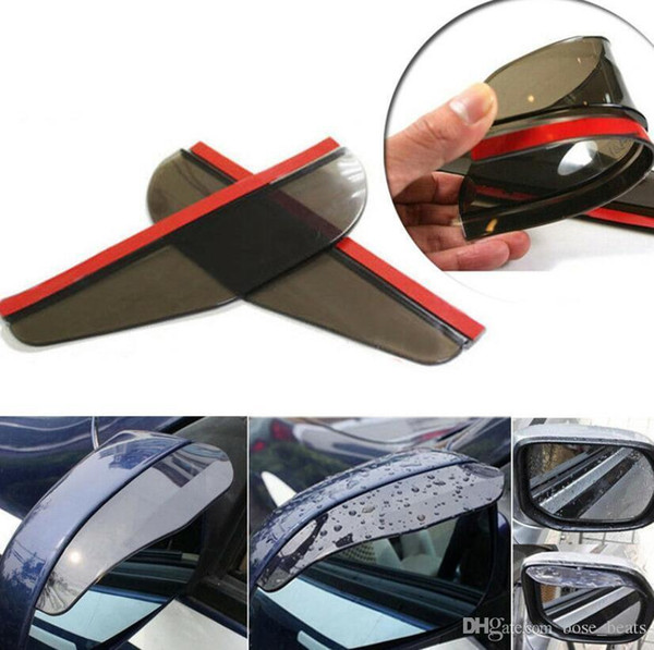 Flexible Car Side Mirror Shade Rearview Mirror Rain Shade Rainproof Blades Universal Car Back Mirror Eyebrow Rain Cover LJJK1152