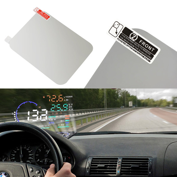 120*90mm Car HUD Film reflective film Hot Car Styling OBD II Fuel Consumption Overspeed Display Vehicle-mounted Head Up Display System