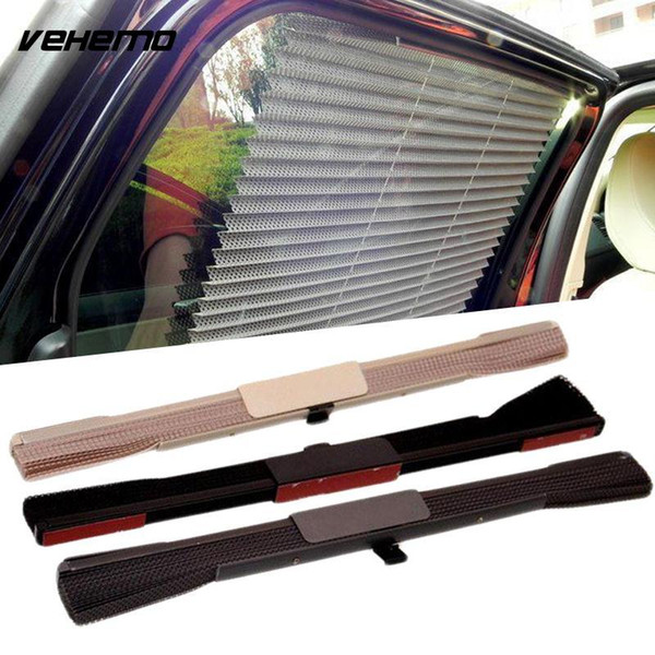 Vehemo Car Truck Auto Retractable Side Window Curtain Sun Shield Blind Sunshade