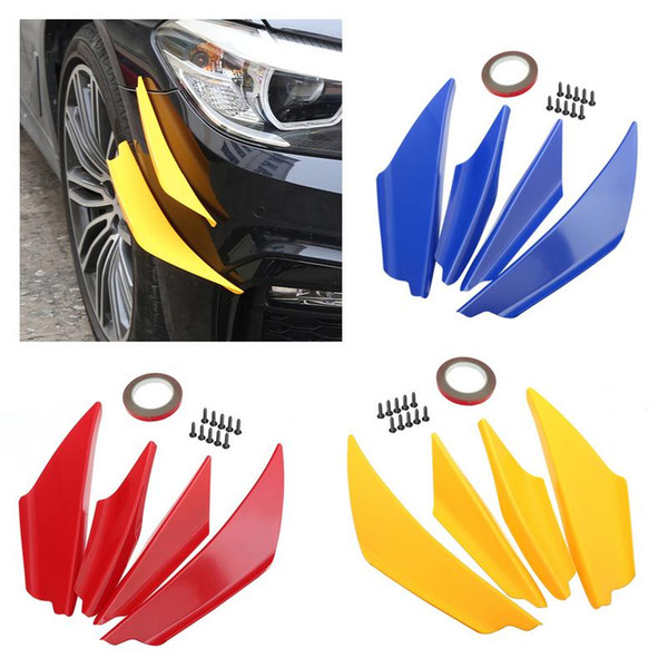 Car Wind Knife High Quantity ABS Modified Wind Knife Front Bumper Spoiler General Purpose Air