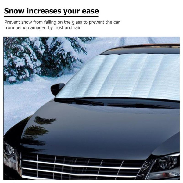 Universal Winter Car Auto Front Windshield Snow Ice Shield Windscreen Sunshade Cover 150x70cm