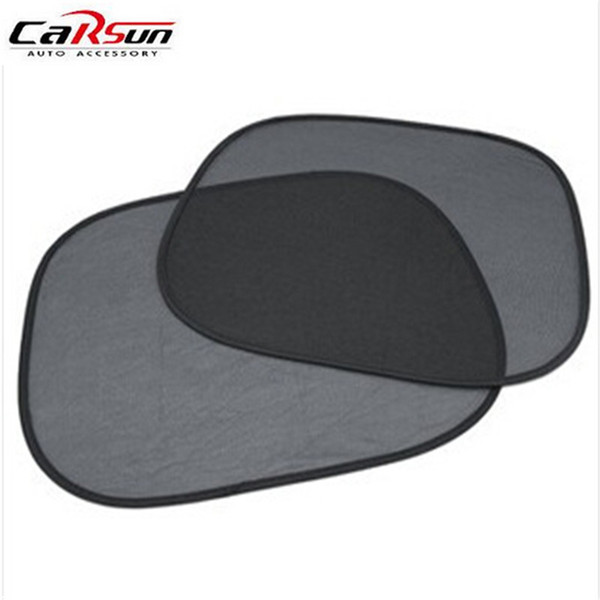 2Tablets Air Black Grid Car Sunshade Static Stickers 44*36cm Ultraviolet-proof Sunscreen Insulation Good light Transmission