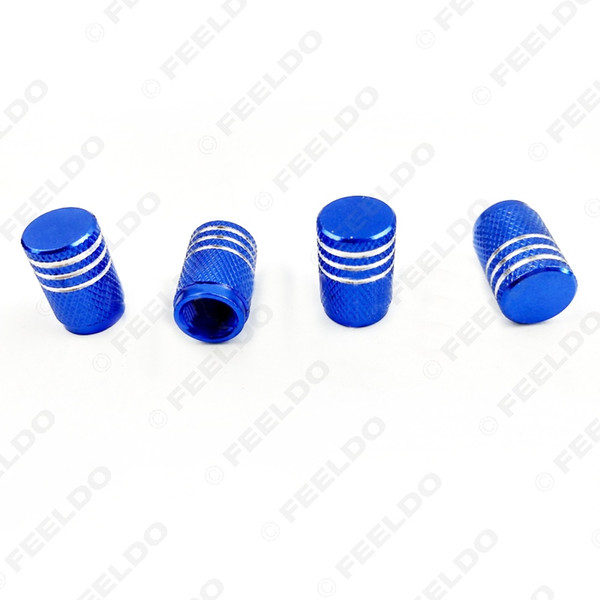 wholesale 4 pcs/set Auto Motorcycle Aluminum Alloy Wheel Tire Valve Stem Caps Dust Covers 6-Color #5485