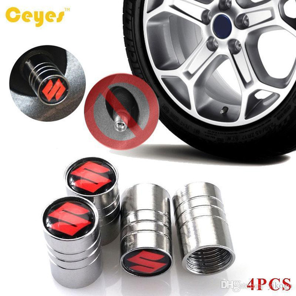 Car Wheel Tire Valves Tyre Stem Air Caps Cover For Suzuki grand ritara swift sx4 jimmy Car Accessories Styling