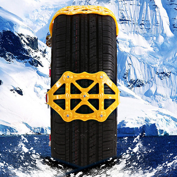 Universal Car Snow Chain Thicken Beef Tendon TPU Sandy Land Muddy Road Ice Freeze Road Climbing Chain For Cars SUV Off-road