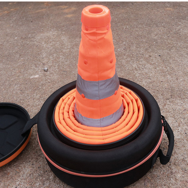 Car Safety Emergency Warning Sign Board Telescopic Tripod Roadblock Cones Inflator Air Pump Safety Emergency Tool Kit Three Foot Frame DHL