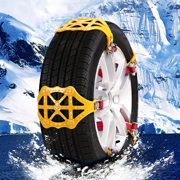 Universal Car Snow Chain Thicken Beef Tendon TPU Sandy Land Muddy Road Ice Freeze Road Climbing Chain For Cars SUV Off-road 20PCS DHL