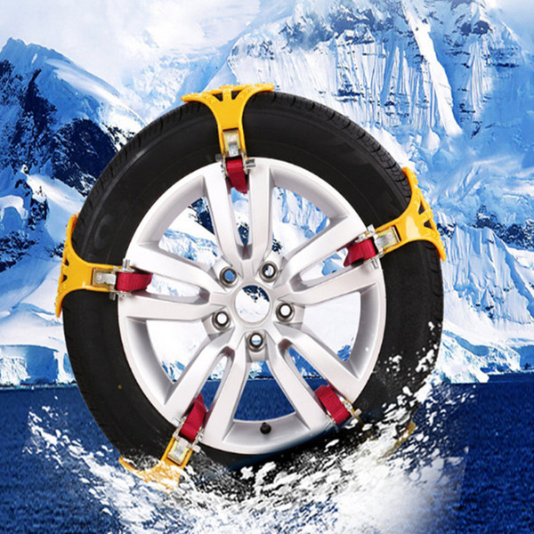 Universal Car Snow Chain Thicken Beef Tendon TPU Sandy Land Muddy Road Ice Freeze Road Climbing Chain For Cars SUV Off-road EMS