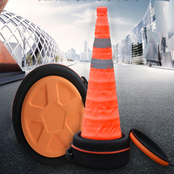 Car Safety Emergency Warning Sign Board Telescopic Tripod Roadblock Cones Inflator Air Pump Safety Emergency Tool Kit Three Foot Frame EMS