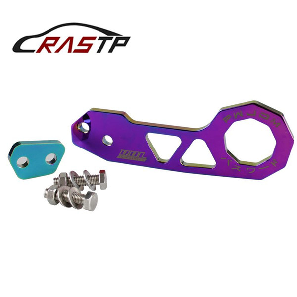 RASTP-Universal JDM Style Racing Car Rear Tow Hook Aluminum Alloy Rear Tow Hook For Honda Civic Neo RS-TH004