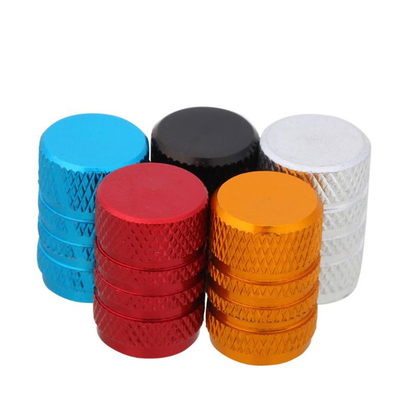 Aluminum Alloy Car Wheel Tyre Caps Universal Automobiles Metal Valve Cap Auto Valve Stem Dust Covers Car Accessories