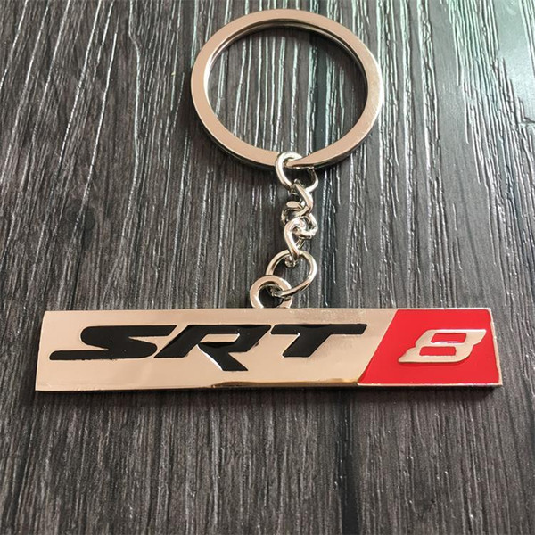 2017 new Car Styling for SRT/8 SRT Keychain for Dodge Car Key Ring automotive metal modified key ring