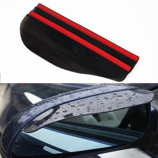 Universal Flexible PVC Car Rearview Mirror Rain Shade Rainproof Blades Car Back Mirror's Eyebrow Rain Cover