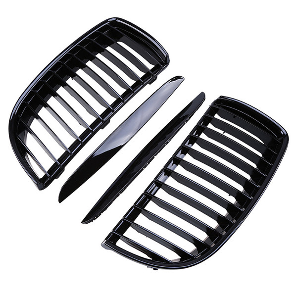 Front Grille Bumper Hood Grill Grilles For 2005-2007 BMW E90 E91 Car Styling Black