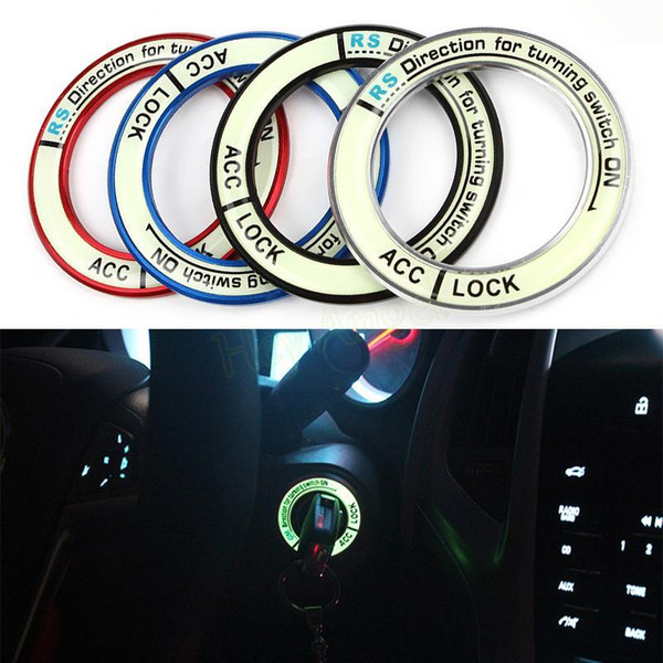 Luminous alloy Car Ignition Switch cover auto car accessories stickers For TOYOTA 2014 COROLLA And 2014 LEVIN