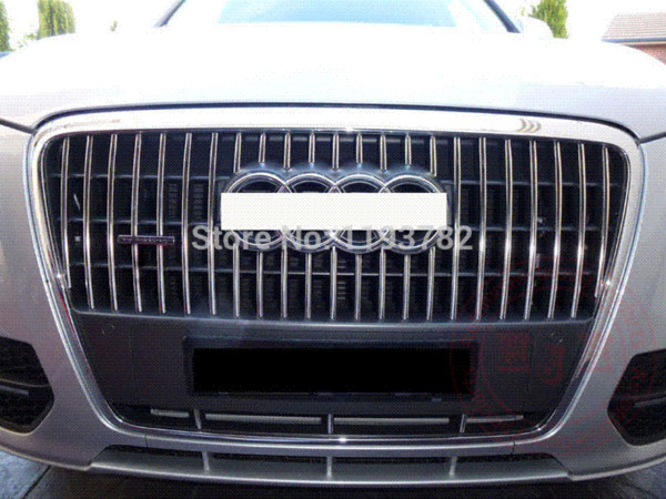 For Audi Q5 New Stainless steel Front Grille Trim 2010 2011 2012 ( 37 PCS / Set )