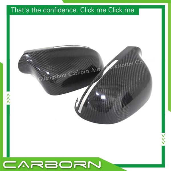 Add On Carbon Fiber Body Side Rear View Mirror Cover For Audi A4 B8 2008-2015, A5, A6, Q3