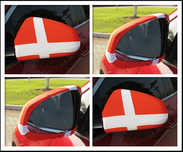 Russia World Cup National flag Car Side View Mirror sleeve Cover World Cup Printing football soccer fans gift GGA89 200lots