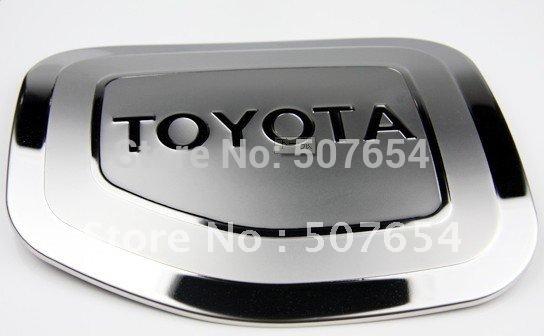 High quality stailness steel car Gas tank Cover,Oil Tank Cover,sticker for TOYOTA PRADO 2700/FJ120 2003-2009