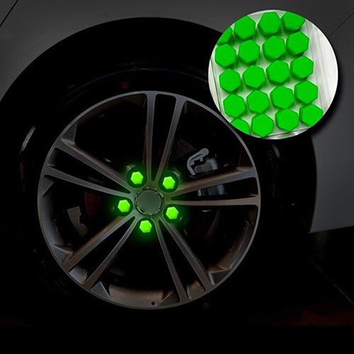 20pcs/bag 17mm Car Bolt Caps Wheel Nuts Silicone Covers Practical Hub Screw Cap Protector