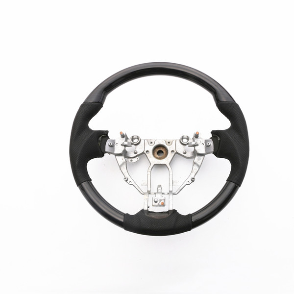 wholesale Black Wooden+Leather Steering Wheel For NISSAN SERENA C26 Car Accessories Styling