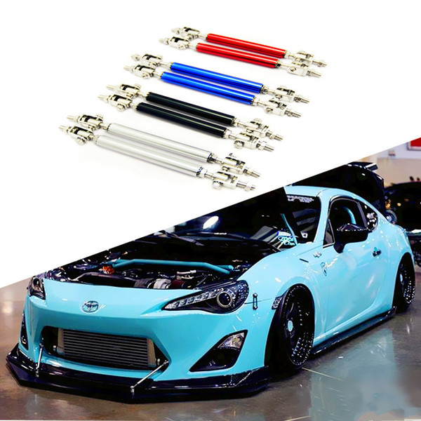 New 1pair 100mm 150mm Car Styling For Universal Fitting Front/Rear Bumper Protector Lip Rod Splitter Strut Tie Bars Support Kit Accessories