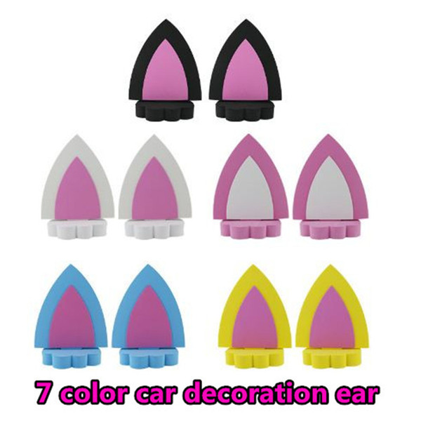 3D ear shape car roof decoration women car sticker Auto decals Car Stickers funny auto roof sticker atp231