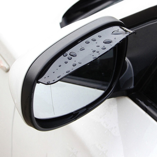 Black environmental protection material car rearview mirror rain brow car rearview mirror rain stop black rain cover