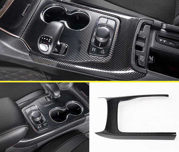 For Left Hand Drive! For Jeep Grand Cherokee 2011-2018 ABS Gear Box Panel Frame Sticker Decoration Cover Car styling 1*