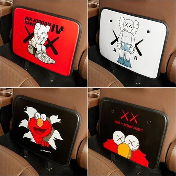 Car Supplies Trendy Children Kick Prevention Pad Car Rear Seat Tread Prevention Dirty Pad Seat Protection Leather Pad