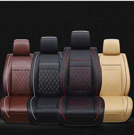 Waterproof Car Seat Covers Universal PU Leather Auto Front Seat Cushion Protector Pad Mat Fit Most Car Accessories Interior