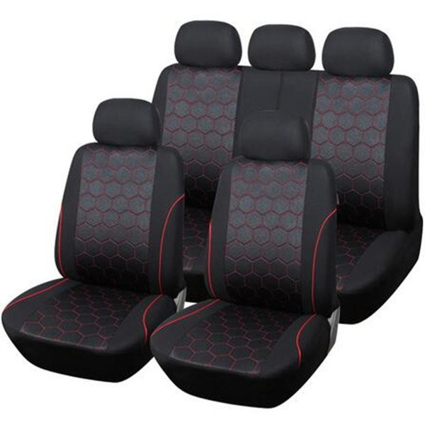 HIGH QUALITY Polyester 800g detachable head restraints Hexagon Style Auto Car Accessories Interiors Seat Cover Support Universal