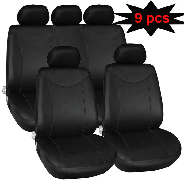 9-piece kongyide Automobiles Seat Covers Universal Single mesh, no sponge net Full Car Seat Cover Pad Mat Auto protection Jun27