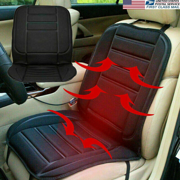 US STOCK Universal Car Seat Heater Warmer Heated Cushion Pad Cover Adjustable1